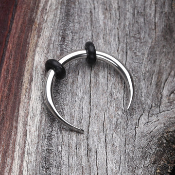 Detail View 1 of Basic Steel Pincher Septum Ring-Steel
